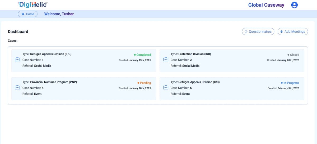 Client Portal Dashboard